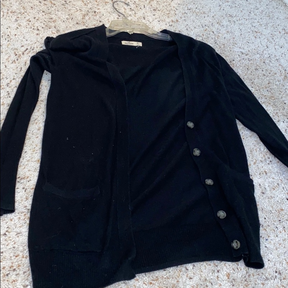Black Hollister Cardigan